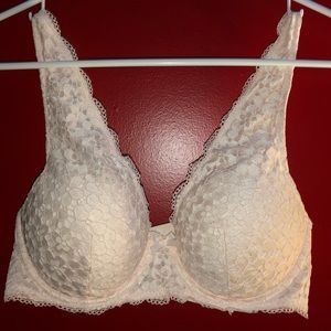 Aerie floral lace push up bra